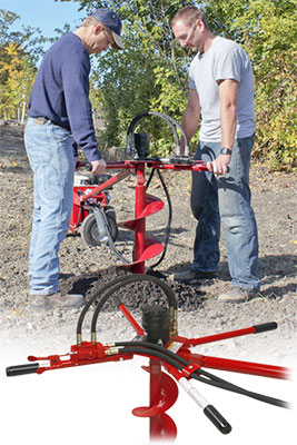 Little Beaver auger drill two man handle