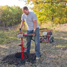 Little Beaver auger for soil sampling